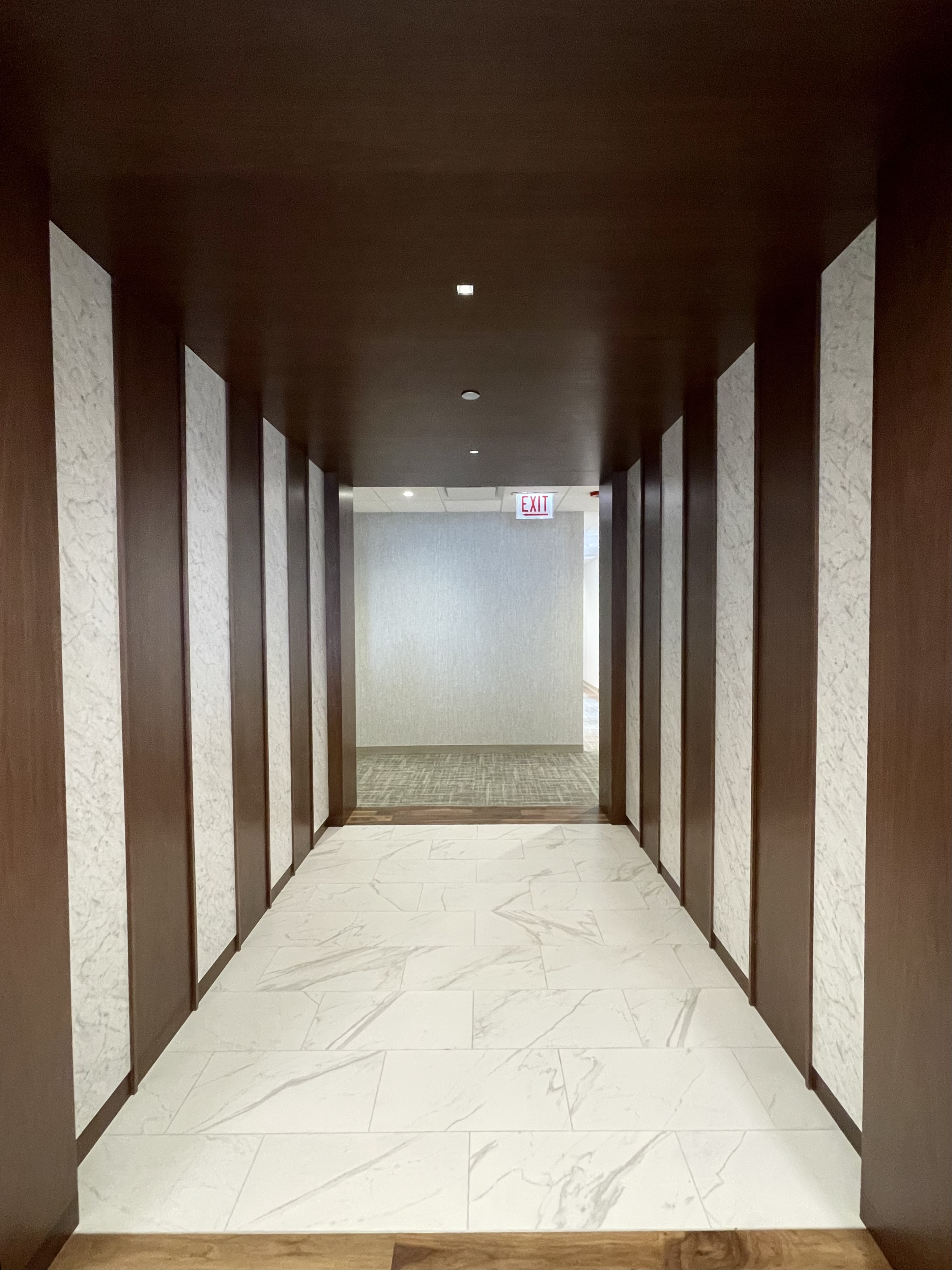 Chicago office portal on the 35th floor